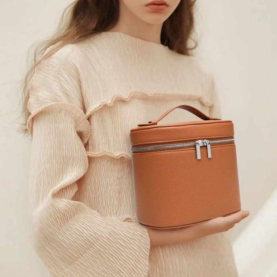 Trousse de beauté avec fermeture zip sécurisée