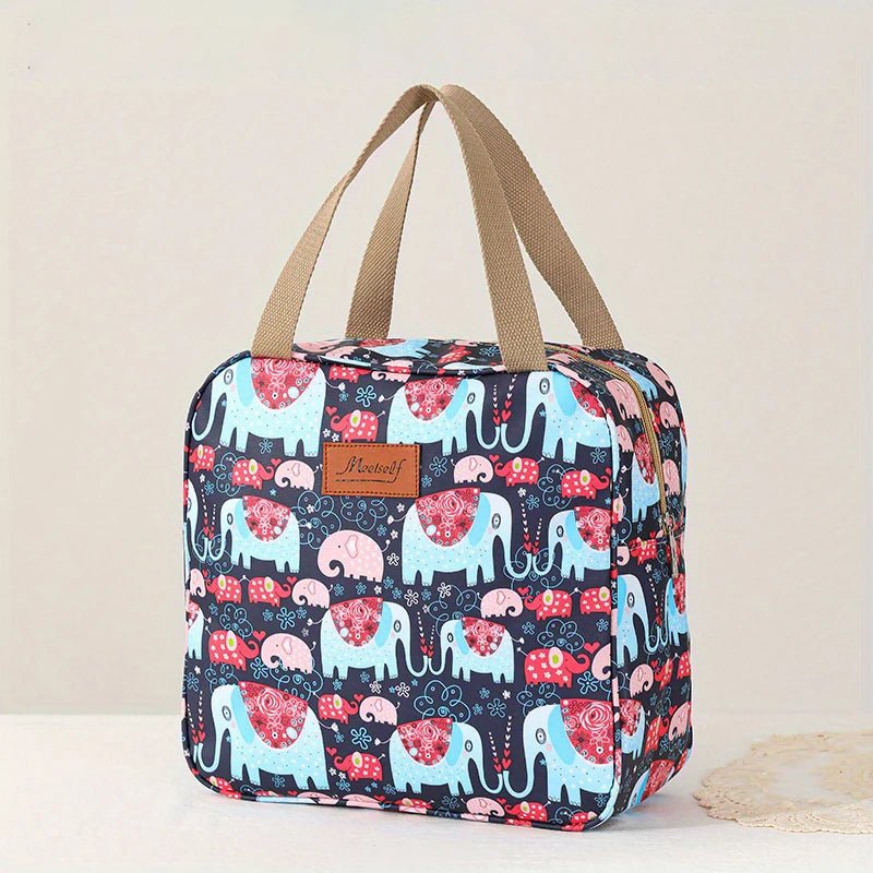 Trousse de toilette voyage motifs éléphants