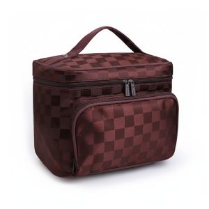 vanity femme voyage souple damier
