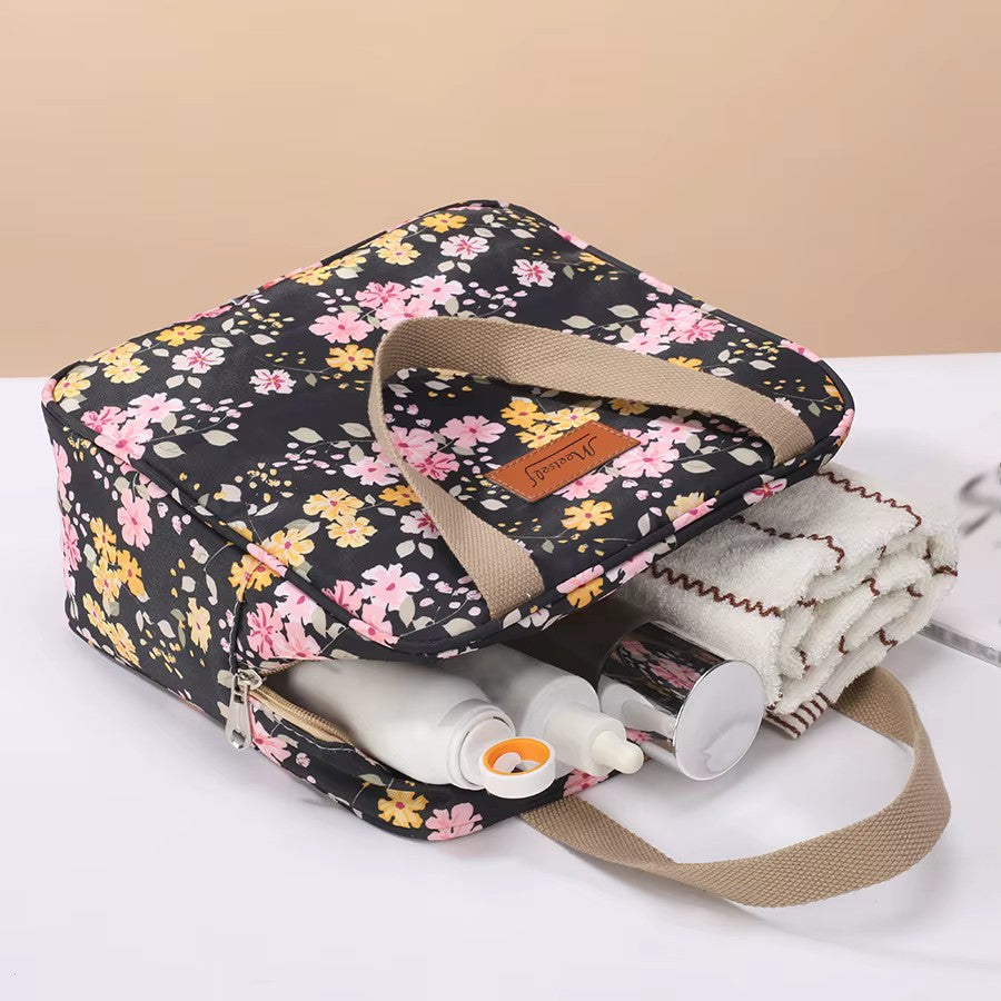 Trousse de toilette avec motif cerisier japonais