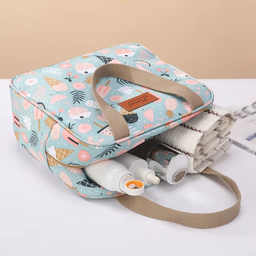 accessoire de voyage en tissu imperméable motif estivale