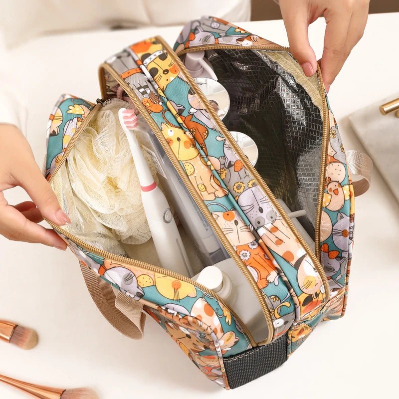accessoire de voyage avec motifs de chats