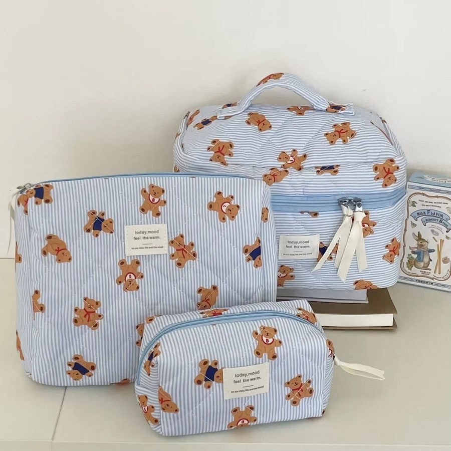 tote bag maquillage oursons