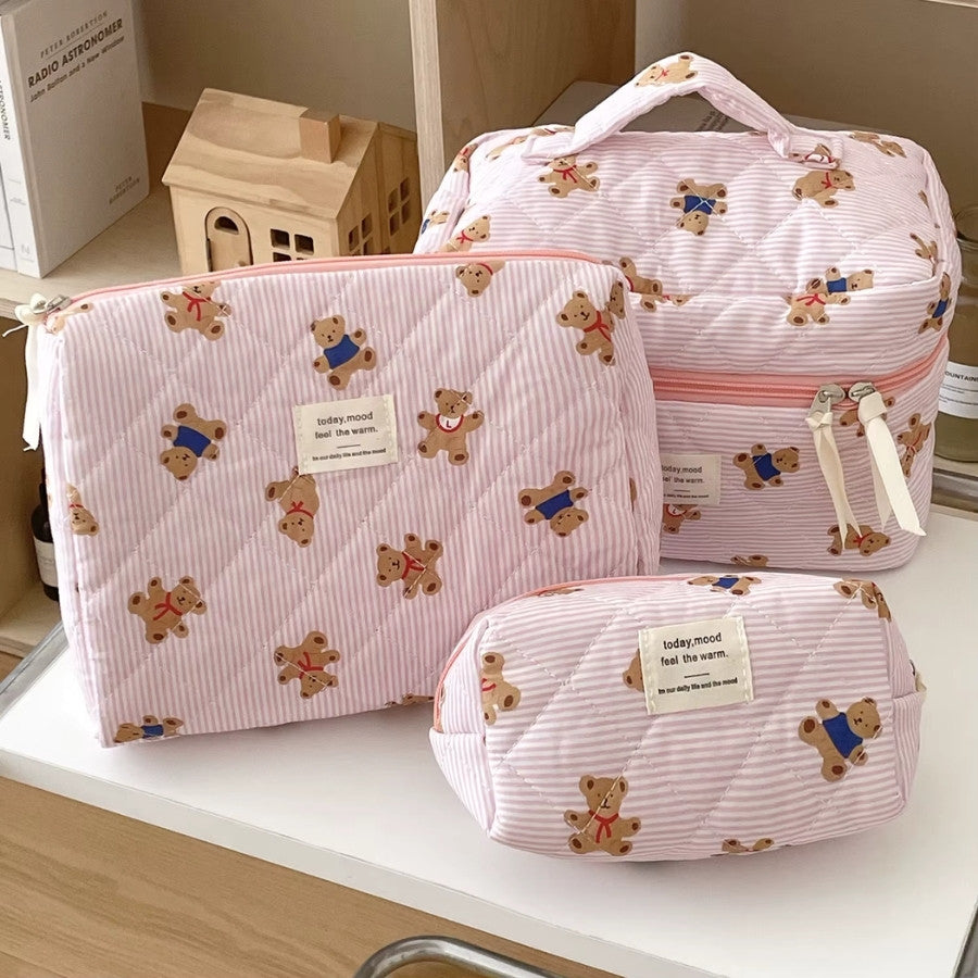 trousse de toilette mignonne oursons