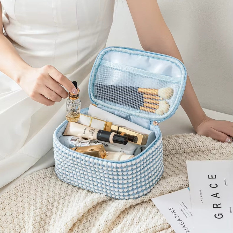 trousse de toilette velours